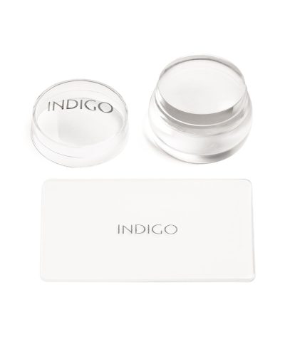 Silicone stamp with scraper