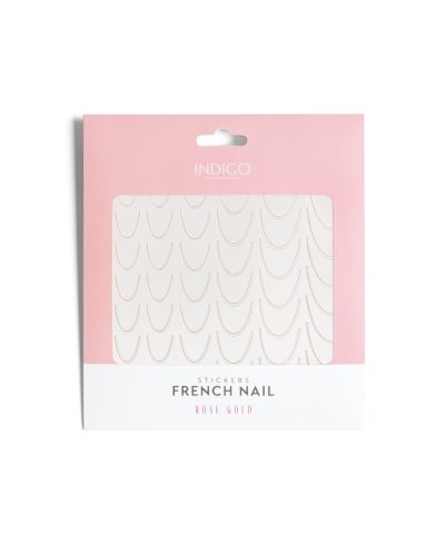 French Nail Stickers Rose Gold
