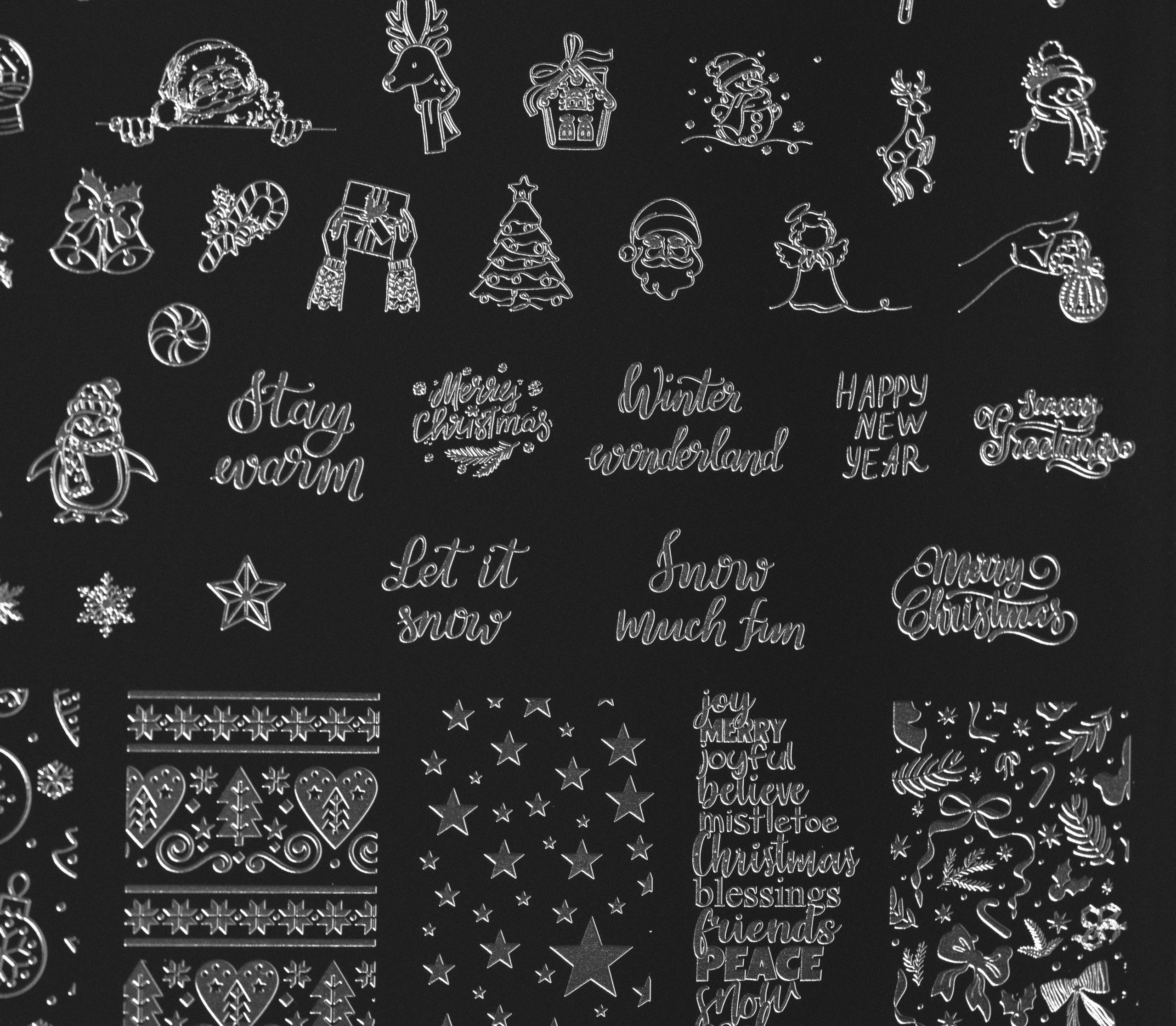 Indigo Stamping Plate Winter 1 - Image 4