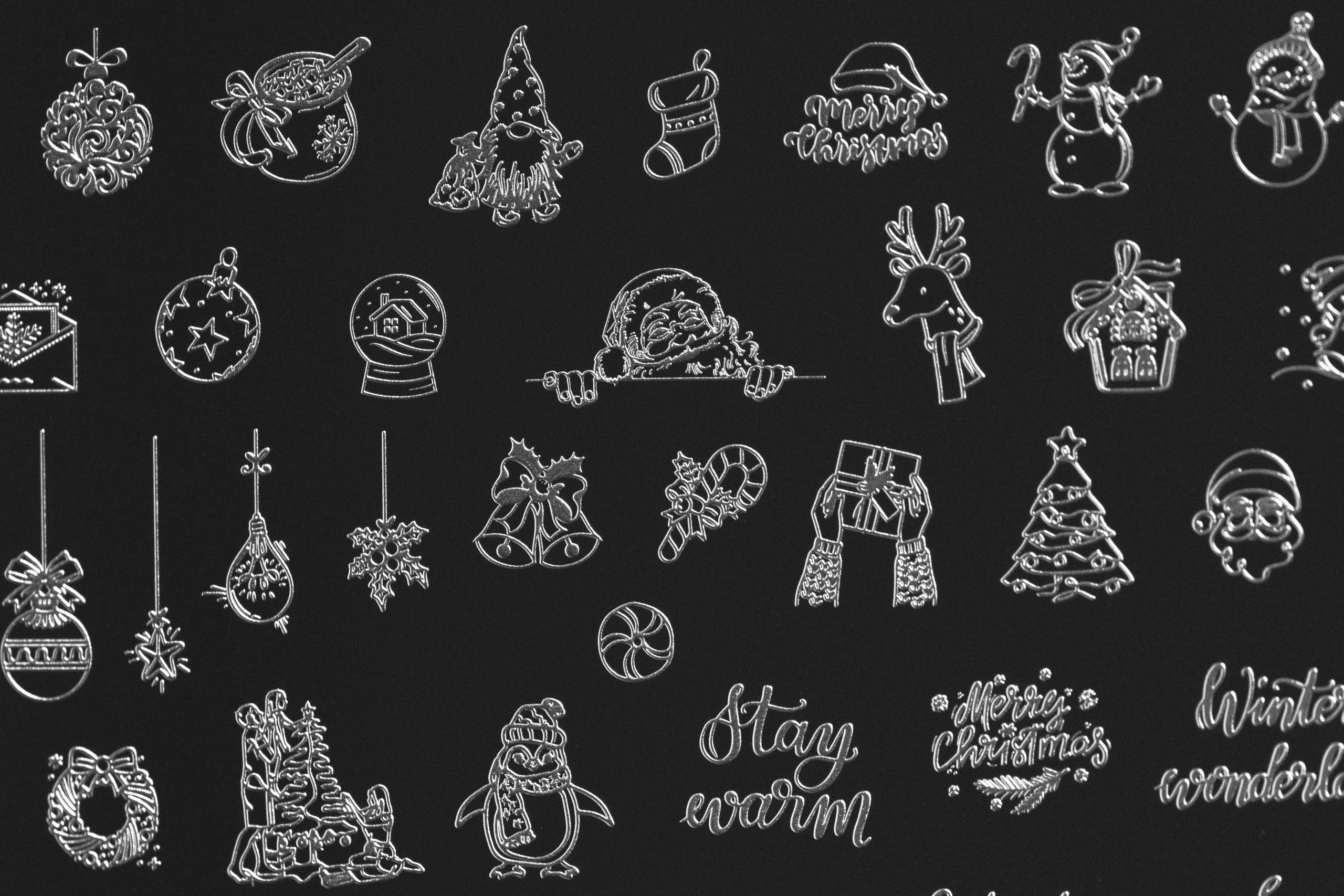 Indigo Stamping Plate Winter 1 - Image 5