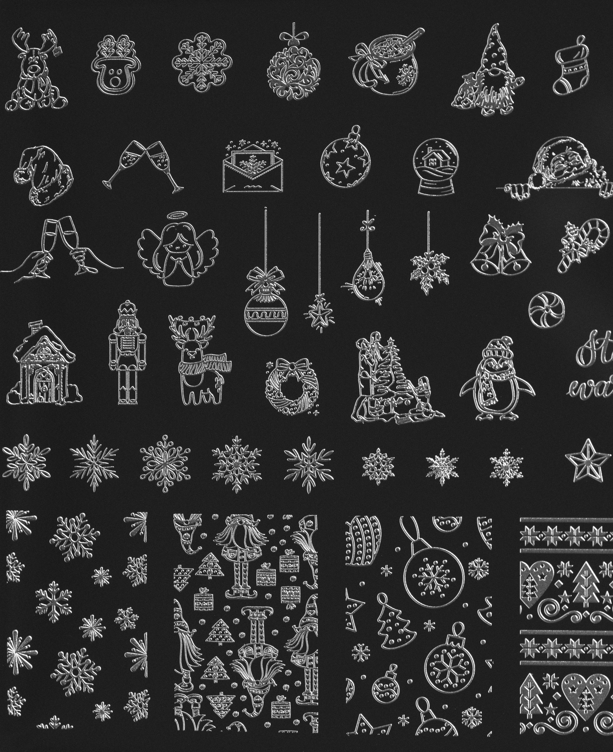 Indigo Stamping Plate Winter 1 - Image 3