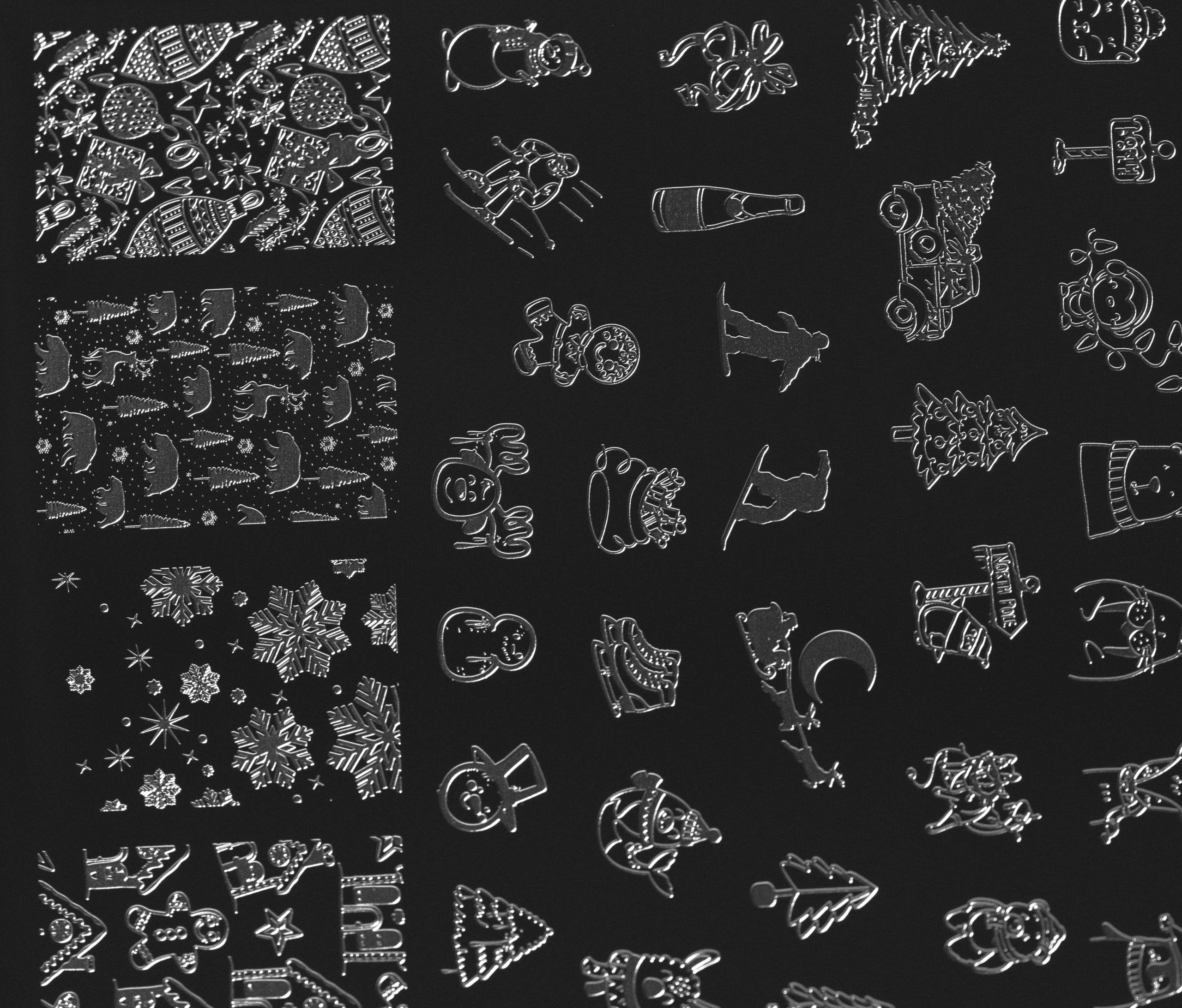 Indigo Stamping Plate Winter 2 - Image 4