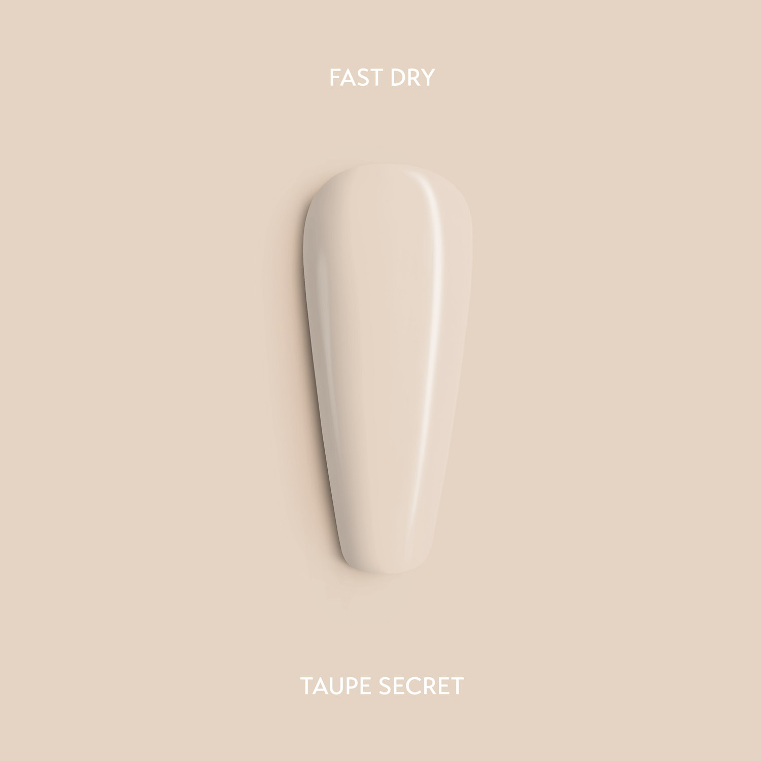 Nail Polish Fast Dry Taupe Secret